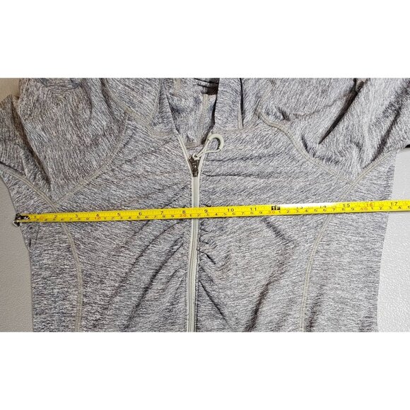 Athleta Womens‎ S Vitamin Sea Heather Gray Jacket UPF 50 - Picture 6 of 11